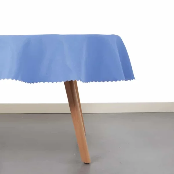 Raved polyester tafelkleed blauw