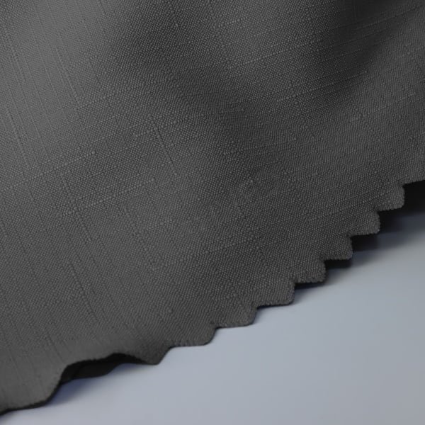 Raved polyester tafelkleed donker grijs