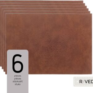 Raved Placemats Vera - Set van 6 Stuks - Kunststof - Eettafel - Onderlegger - Waterafstotend