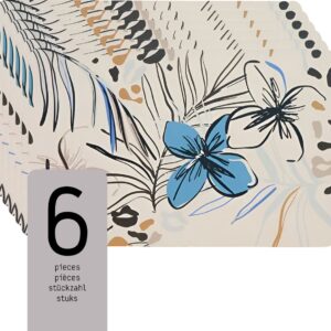 Raved Placemats Britt - Set van 6 Stuks - Eettafel - Onderlegger - Waterafstotend