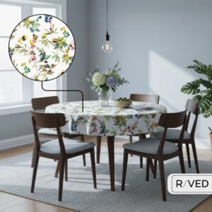 Raved Rond Tafelzeil - 140 ø - PVC - Afwasbaar