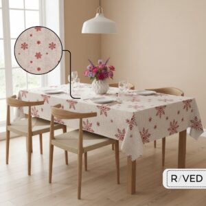 Raved Kerst Tafelzeil - 140 140 - PVC - Afwasbaar