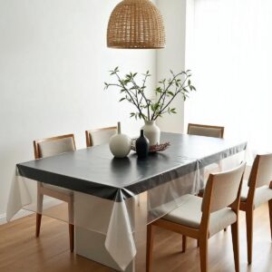 Raved Transparant Tafelzeil 140x150 cm - PVC - Glashelder - Afwasbaar & Beschermend