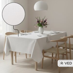 Raved Tafelbeschermer Wit ↔ 140 ↕ 140 - PVC - Afwasbaar