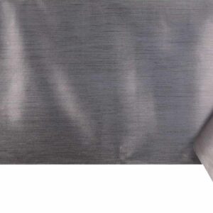 Raved Tafelzeil – 140 cm x 60 cm – Kerst Metallic Grijs – PVC – Afwasbaar