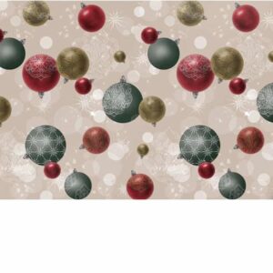 Raved Kerst Tafelzeil - 140 140 - PVC - Afwasbaar