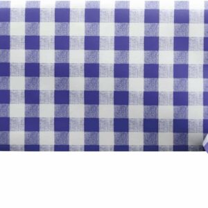 Raved Tafelzeil Boerenbont ruit Donker Blauw 140 140 - PVC - Afwasbaar