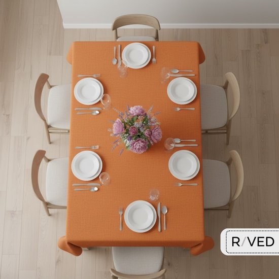 Raved Polyester Tafelkleed - Uitwasbaar - Kreukvrij - Image 2